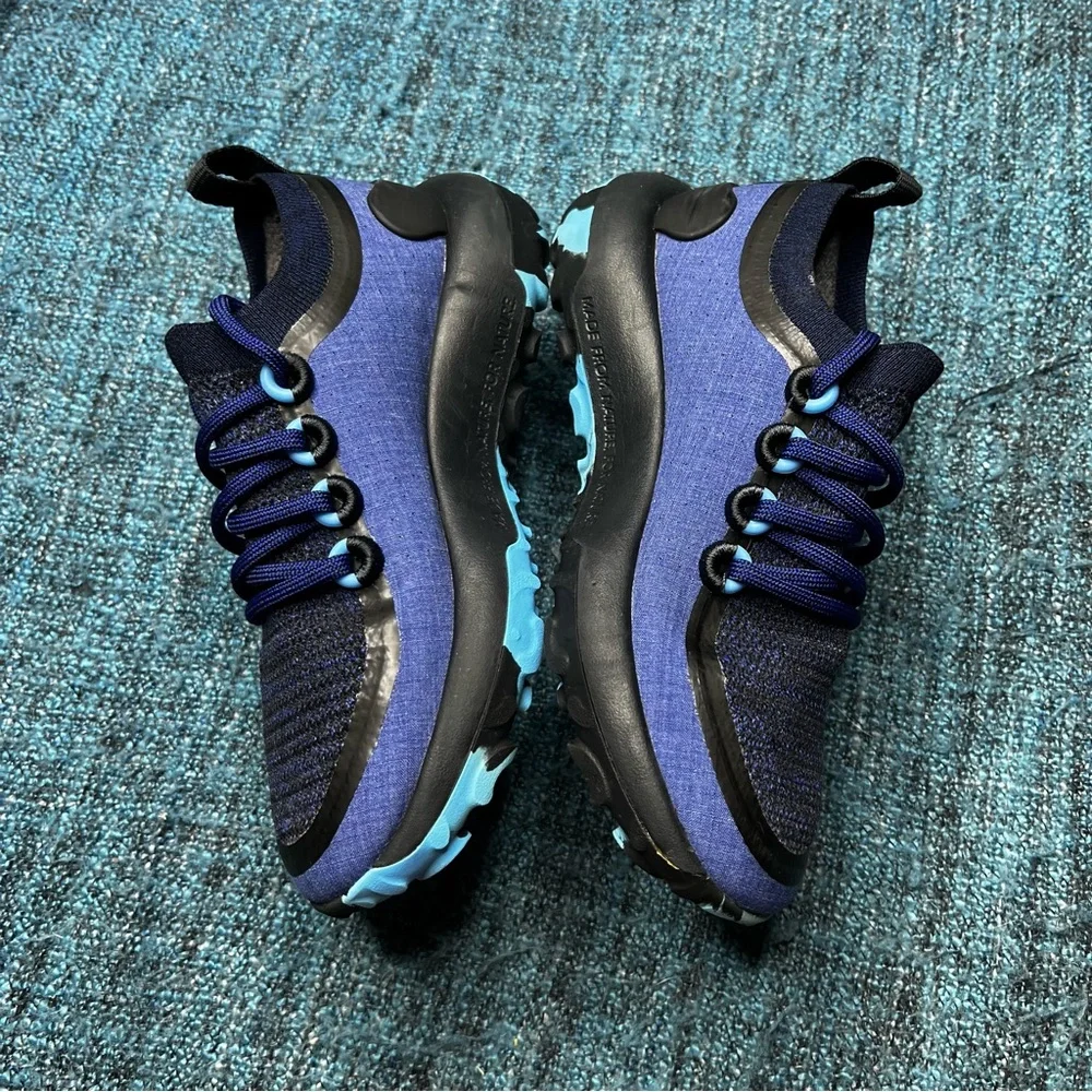 Allbirds Trail Runners SWT Sneakers in Hazy Cobalt Black Women's Size 5.5 Shoes